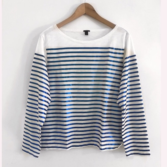 J. Crew Tops - J.Crew striped Shirt Top Blouse size XS